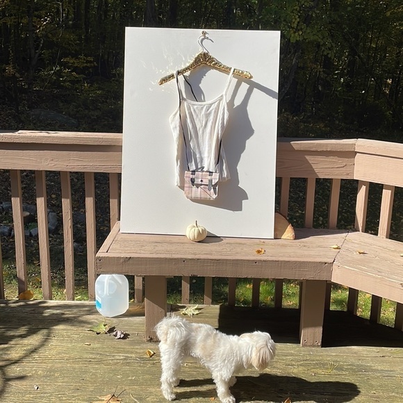 Designer White Plaid Mini Handbag - Picture 12 of 12